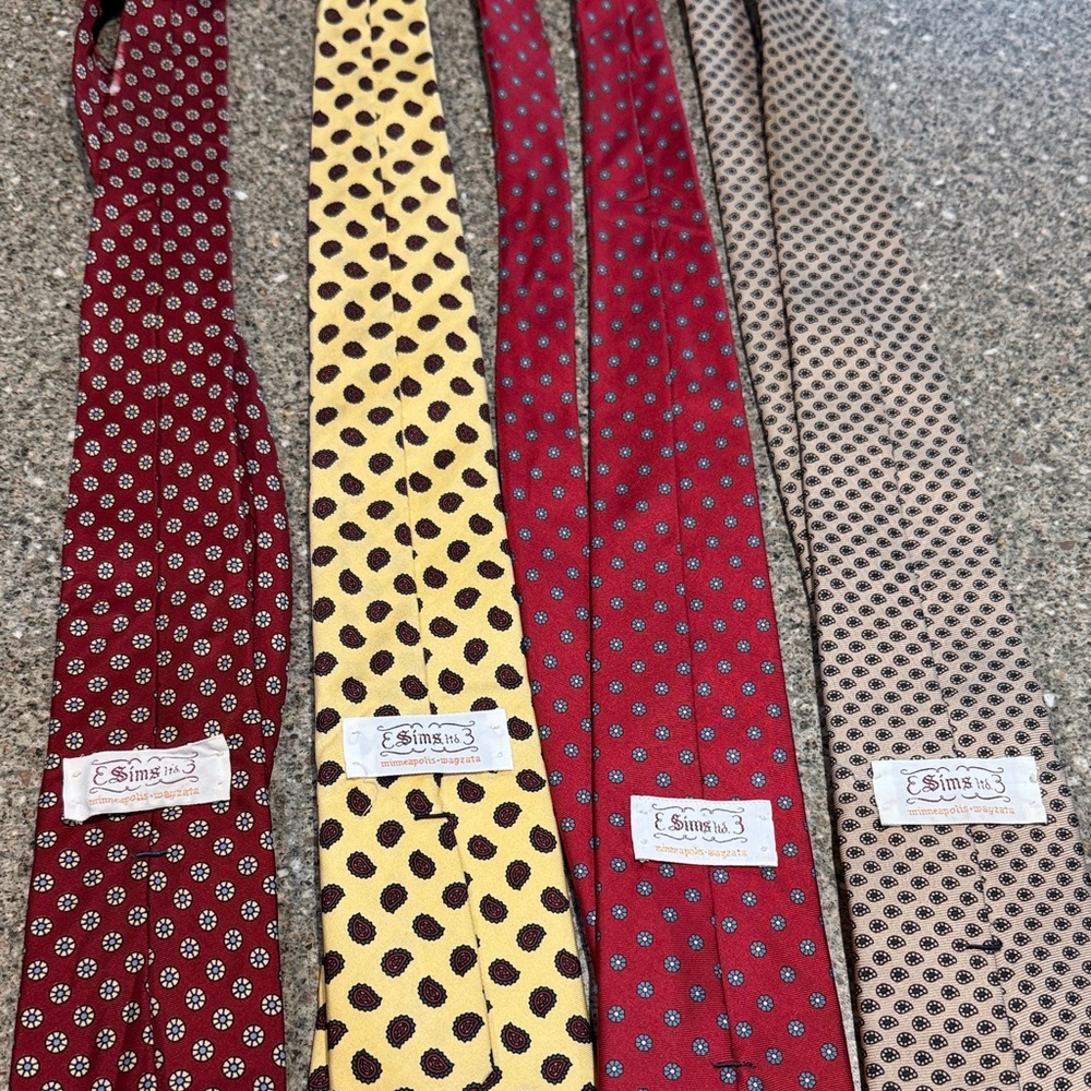 Vintage sims ltd ties